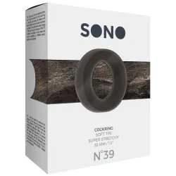 Sono Cockring Round Flex Sono N°39 - 35mm Noir